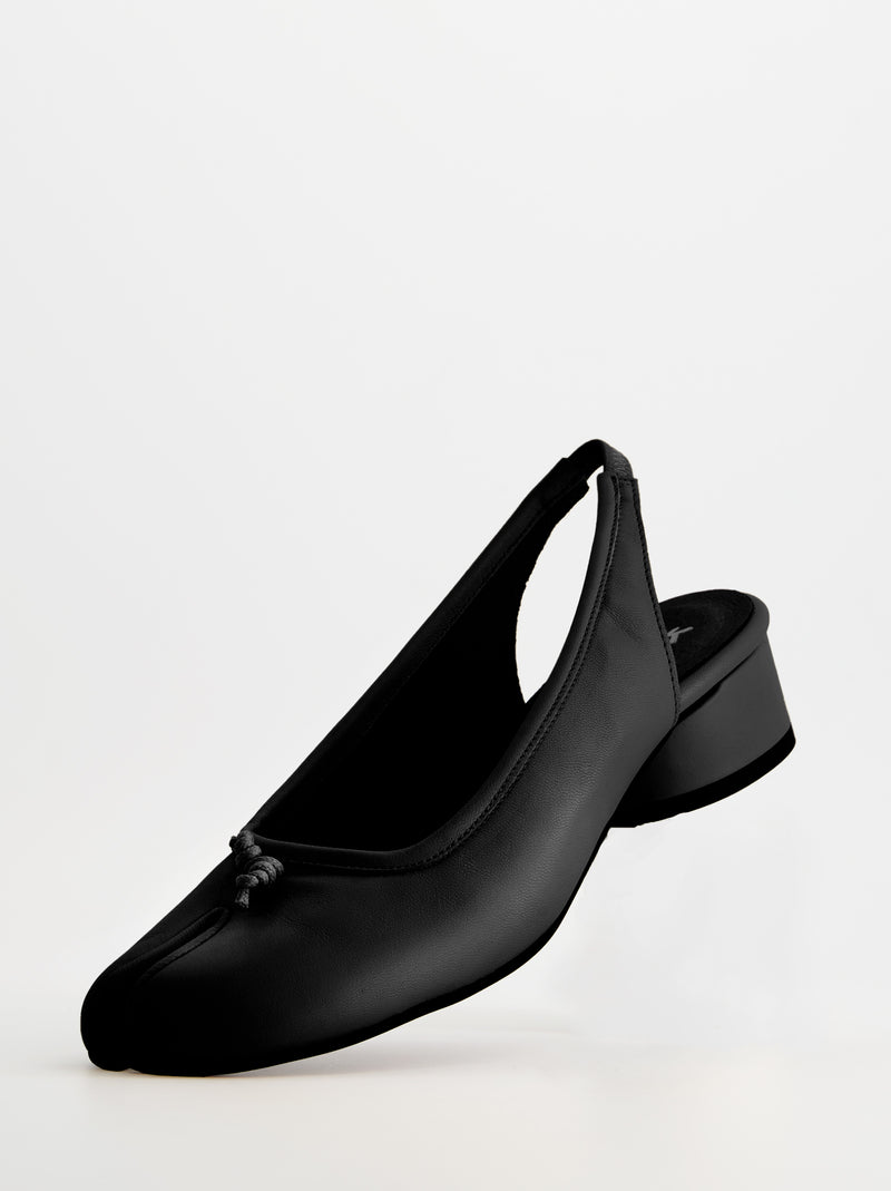 Bailarinas tabi destalonadas con tacón - Kalita