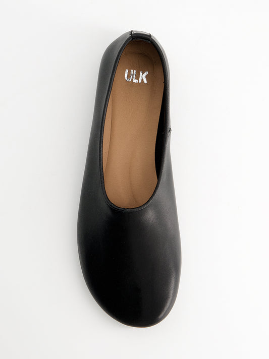 Bailarinas slipper de corte guante en piel - Luba