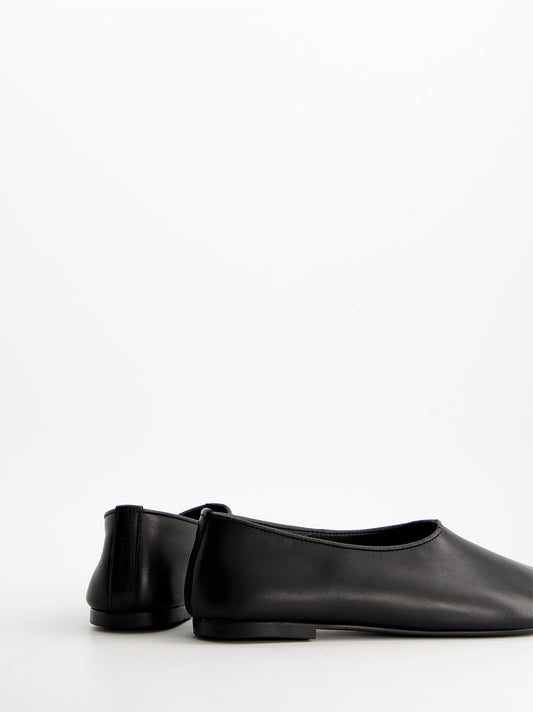 Bailarinas slipper de corte guante en piel - Luba