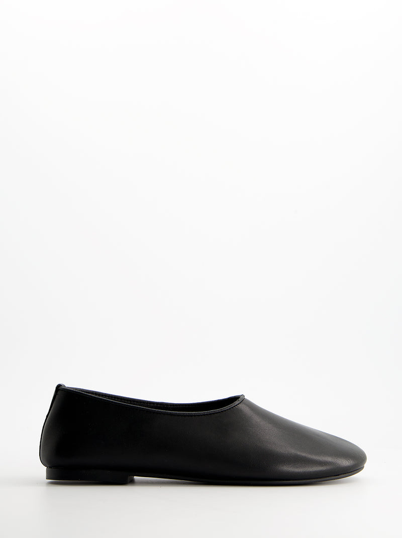 Bailarinas slipper de corte guante en piel - Luba