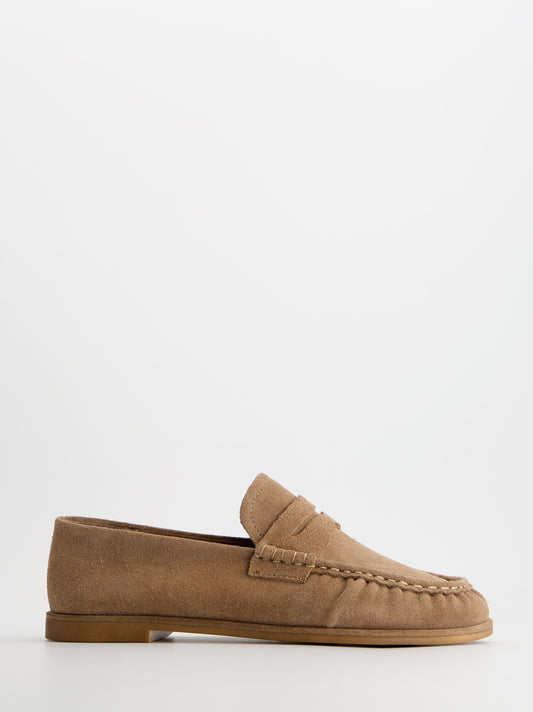 Mocasines de ante tono arena - Kassai