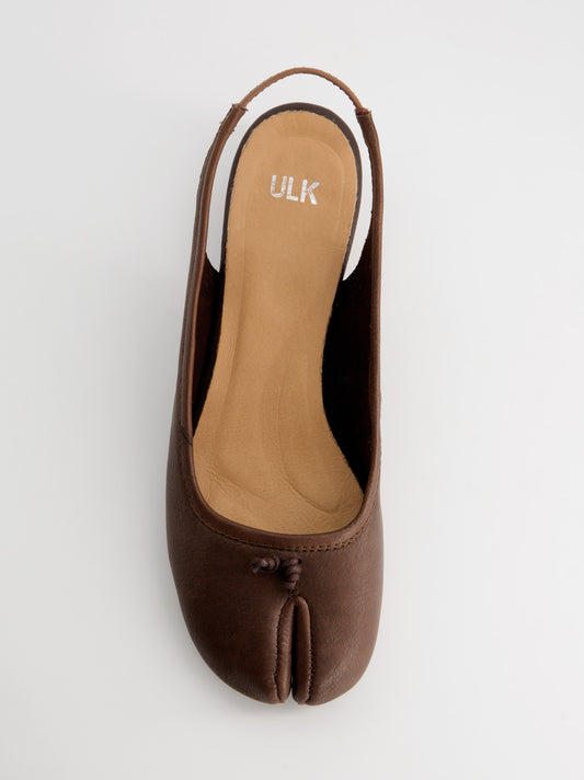 Kalita - Tabi backless ballet flats with heel