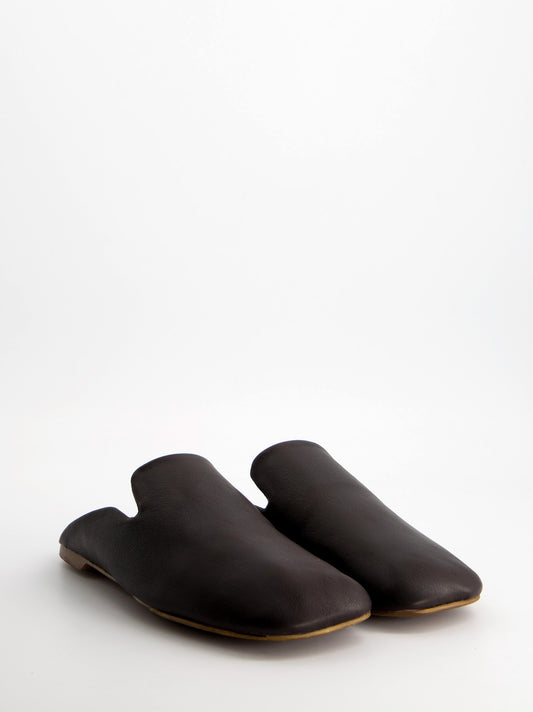 Mules planos de piel - Rakesh