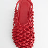 Red braided leather sandals - Thunder