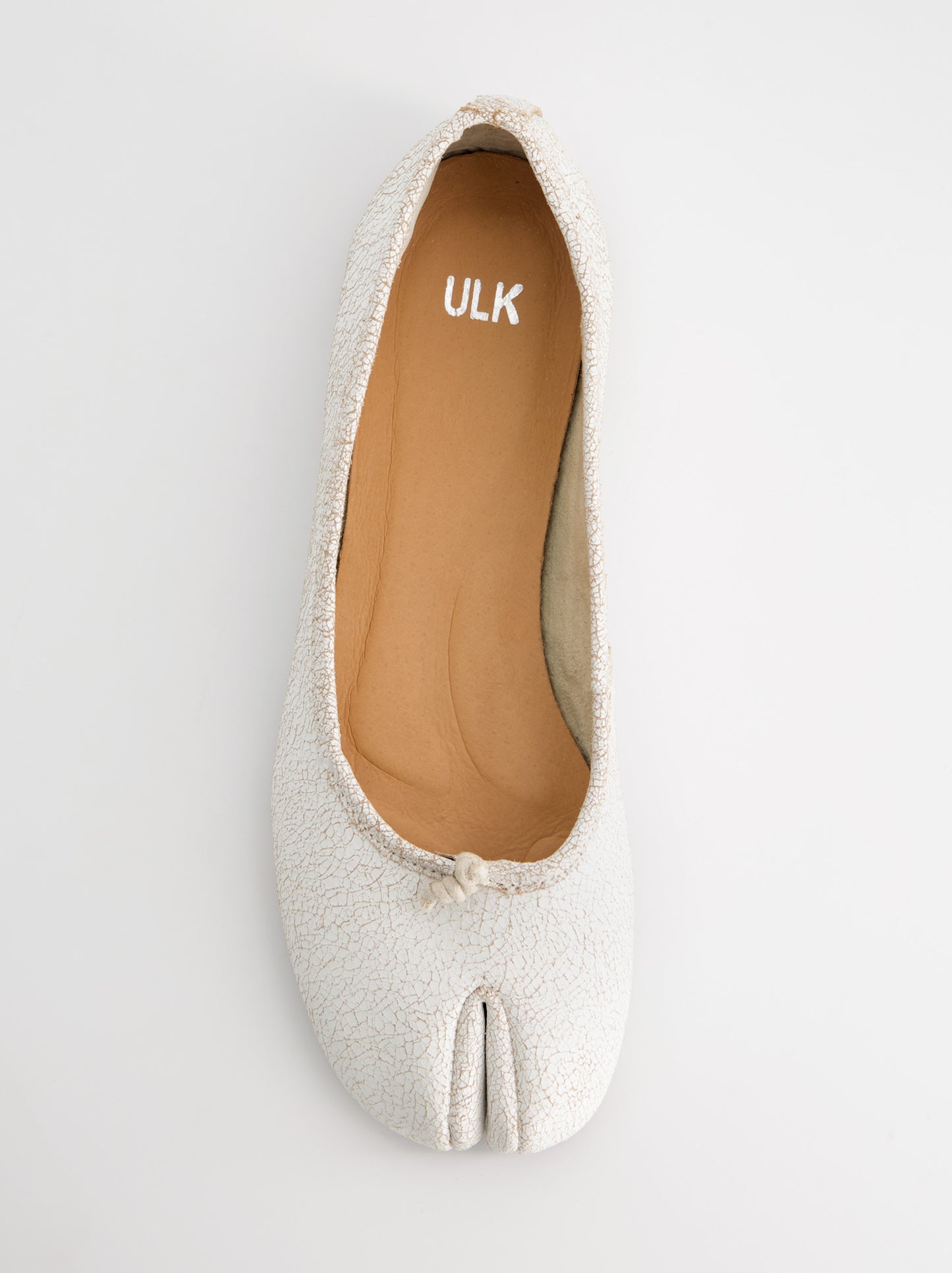 Bailarinas tabi en piel craquelada - Karva