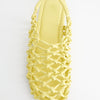 Sandalias de piel trenzada amarillas - Thunder