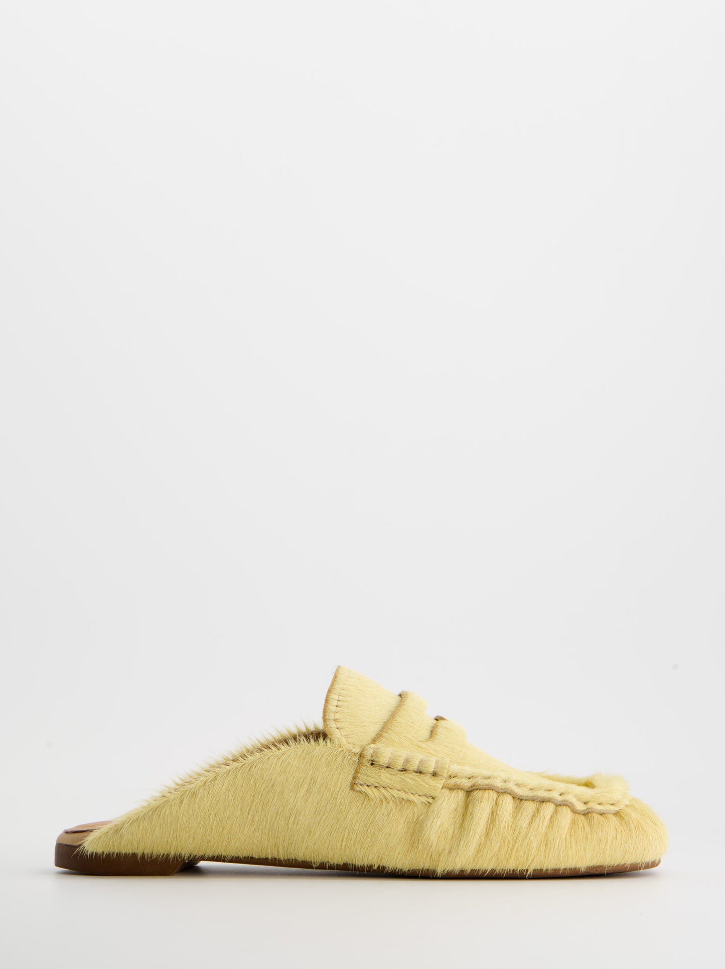 Mocasines mule de pelo en piel - Momar