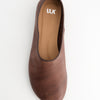 Luba glove-cut leather slipper flats