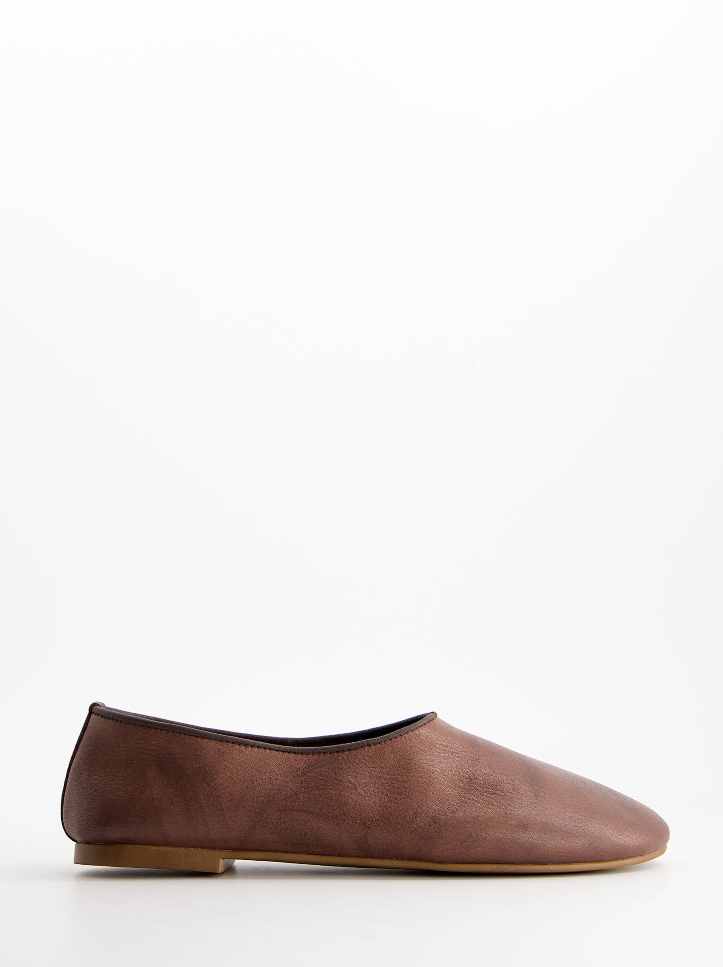 Bailarinas slipper de corte guante en piel - Luba