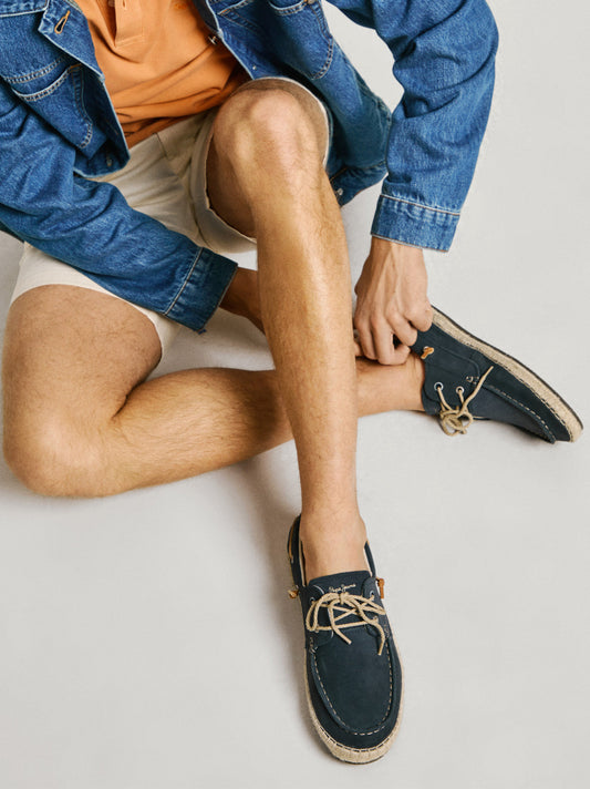 Zapatos náuticos de piel de Pepe Jeans