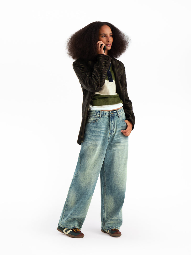 Jeans baggy desgastados - Nova