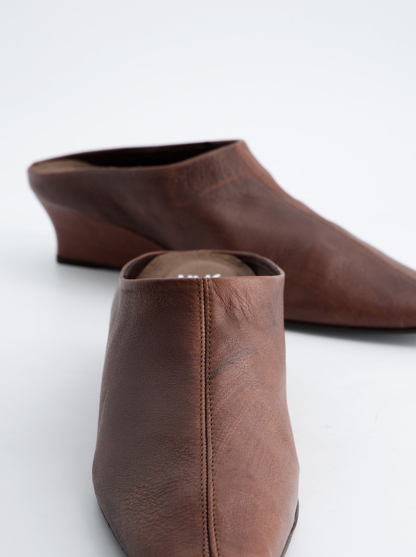 Mule Piel Marrón - Masyel