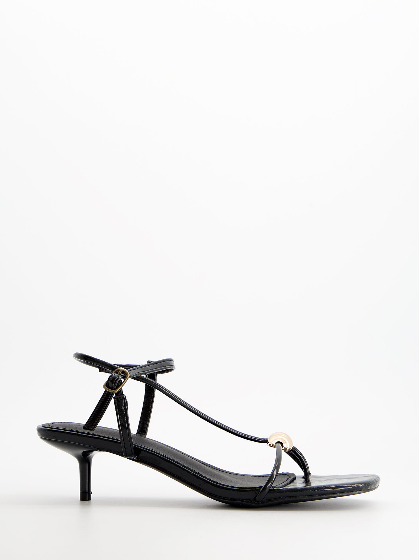 Sandalias tiras finas tacón bajo - Bolly