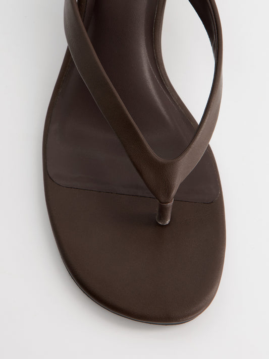 Sandalias de cuña marrones - Kenko