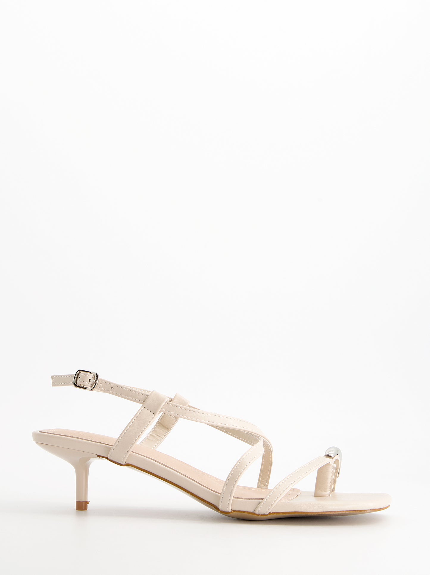 Sandalias tiras finas tacón bajo - Regee