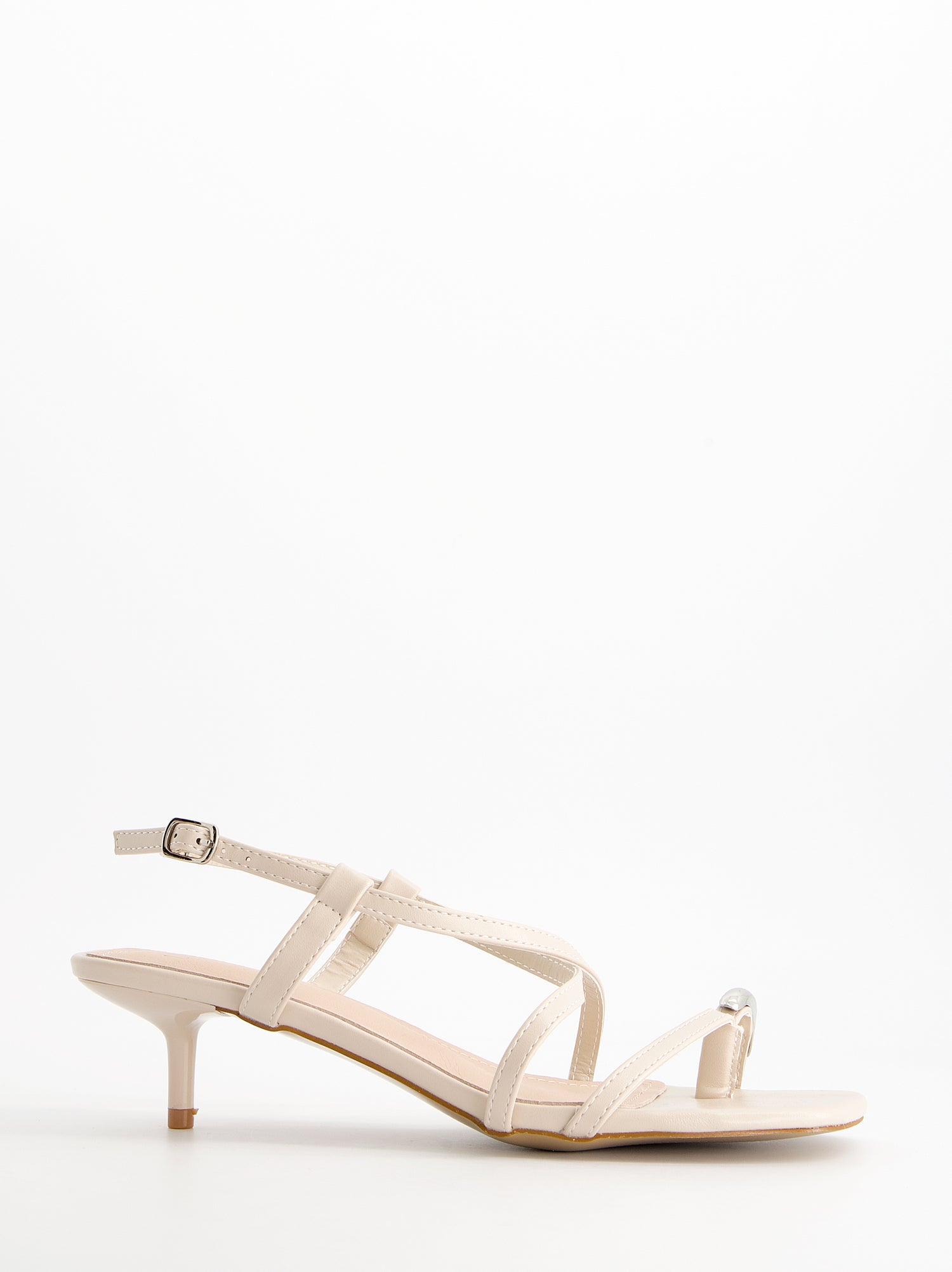 Sandalias tiras finas tacón bajo - Regee
