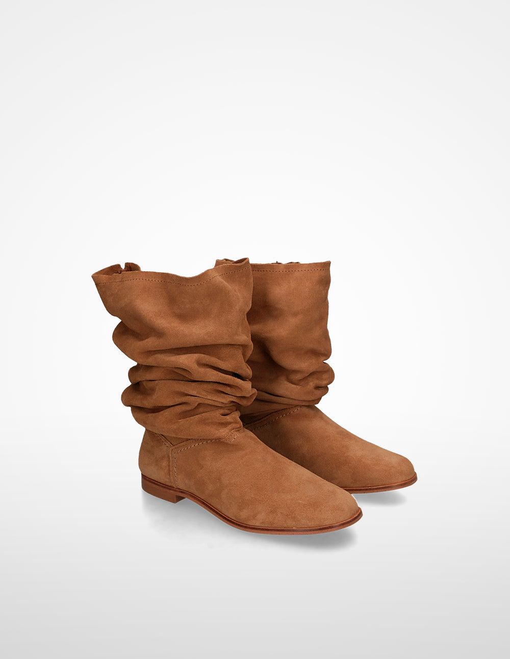 Ulanka Sumy - Soft gathered leather boot