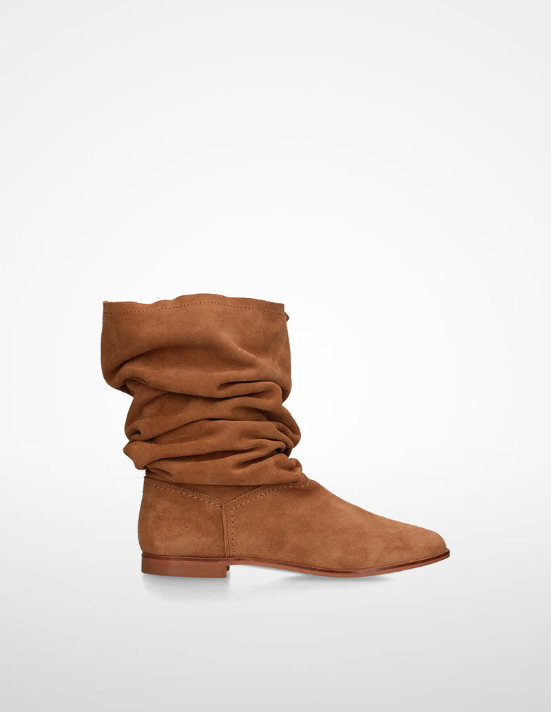 Ulanka Sumy - Soft gathered leather boot