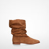 Ulanka Sumy - Bota piel soft fruncida