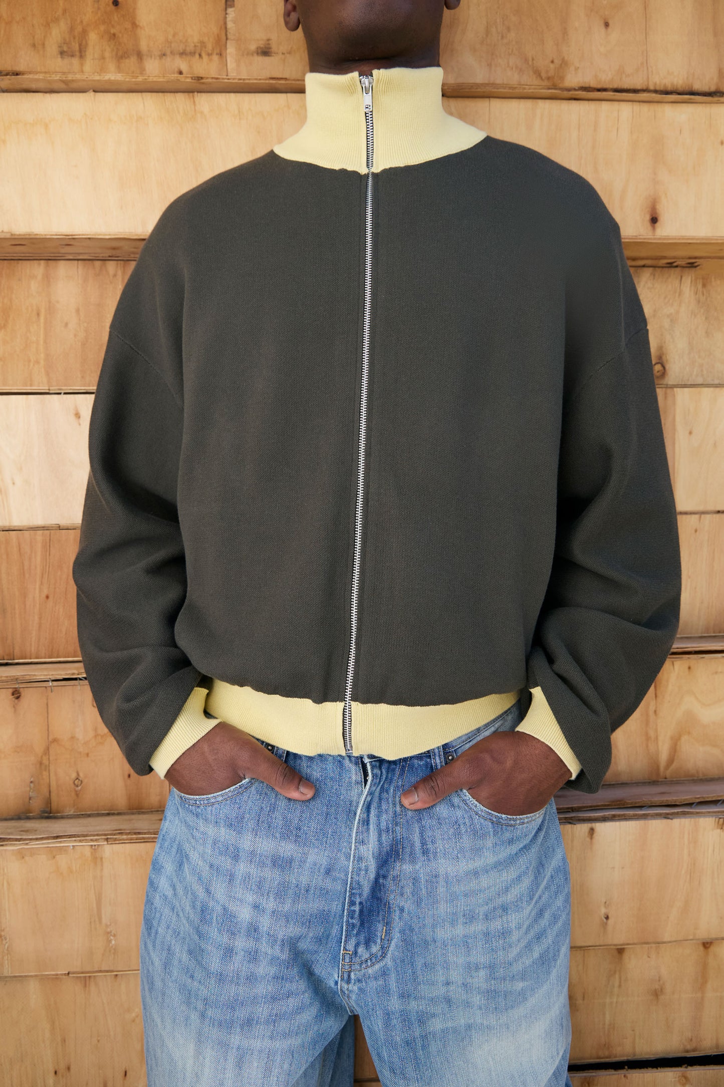 Chaqueta de punto con cremallera - Wooly