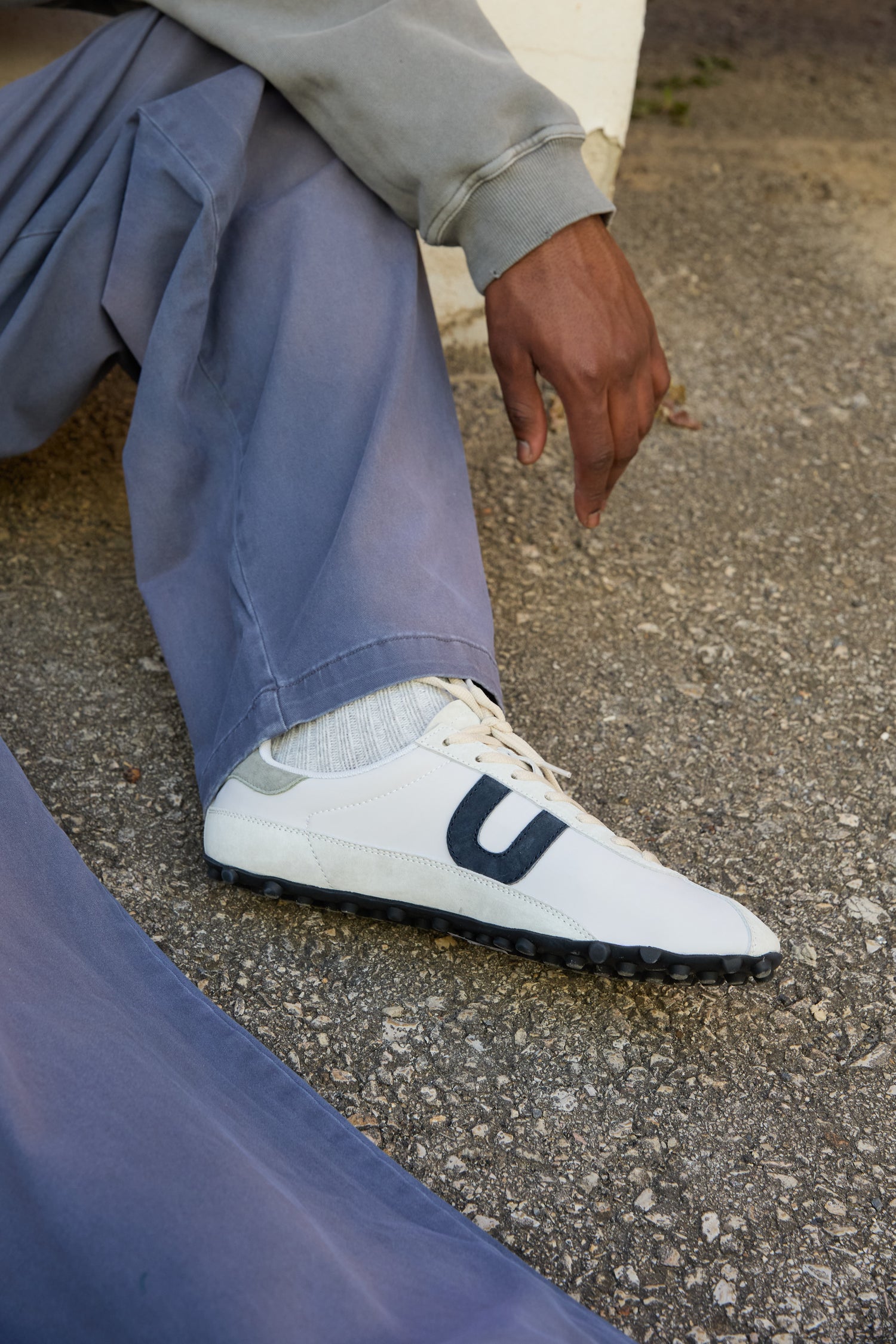 Suede and nylon sneakers - Blow