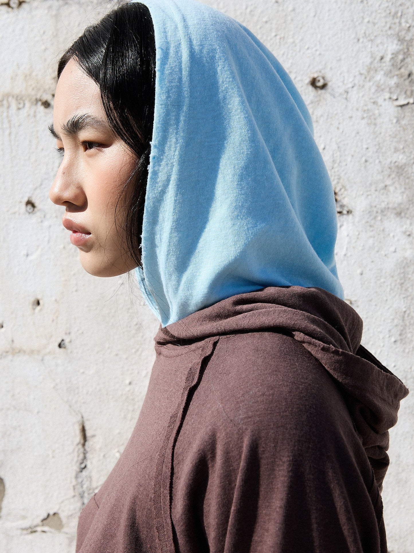 Brown double hoodie - Twotwo