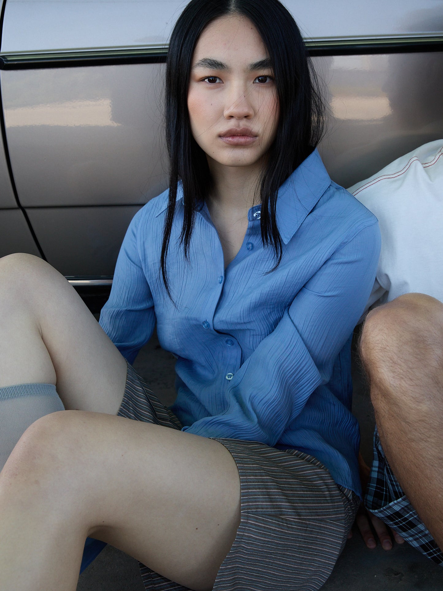 Wrinkle-effect shirt - Camuleta