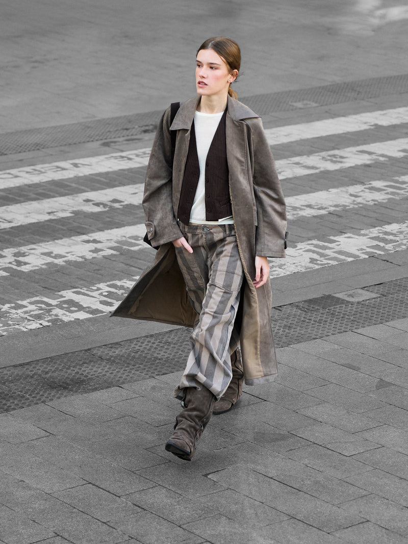 Abrigo largo efecto ante - Orsa