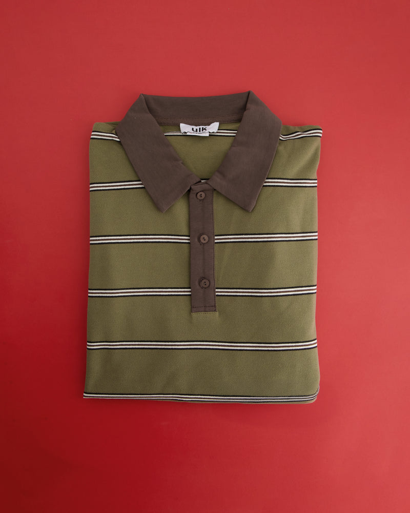 Camiseta manga larga con cuello polo - ULK Alicante