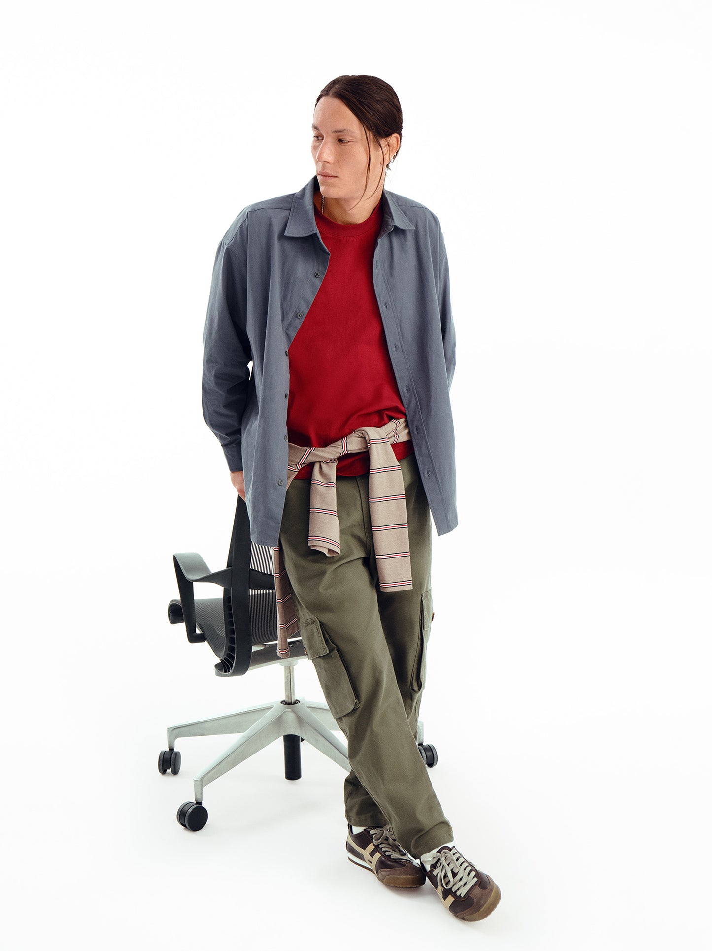 Cargo pants with adjustable hems - Korea