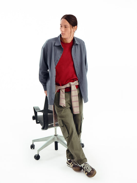 Cargo pants with adjustable hems - ULK Korea