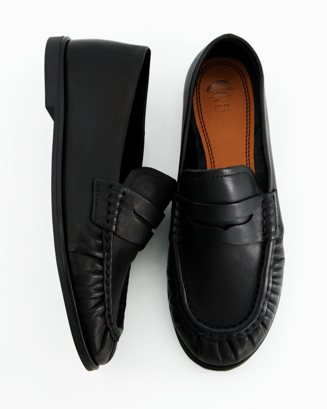 Mocasines de piel negro - Kassai