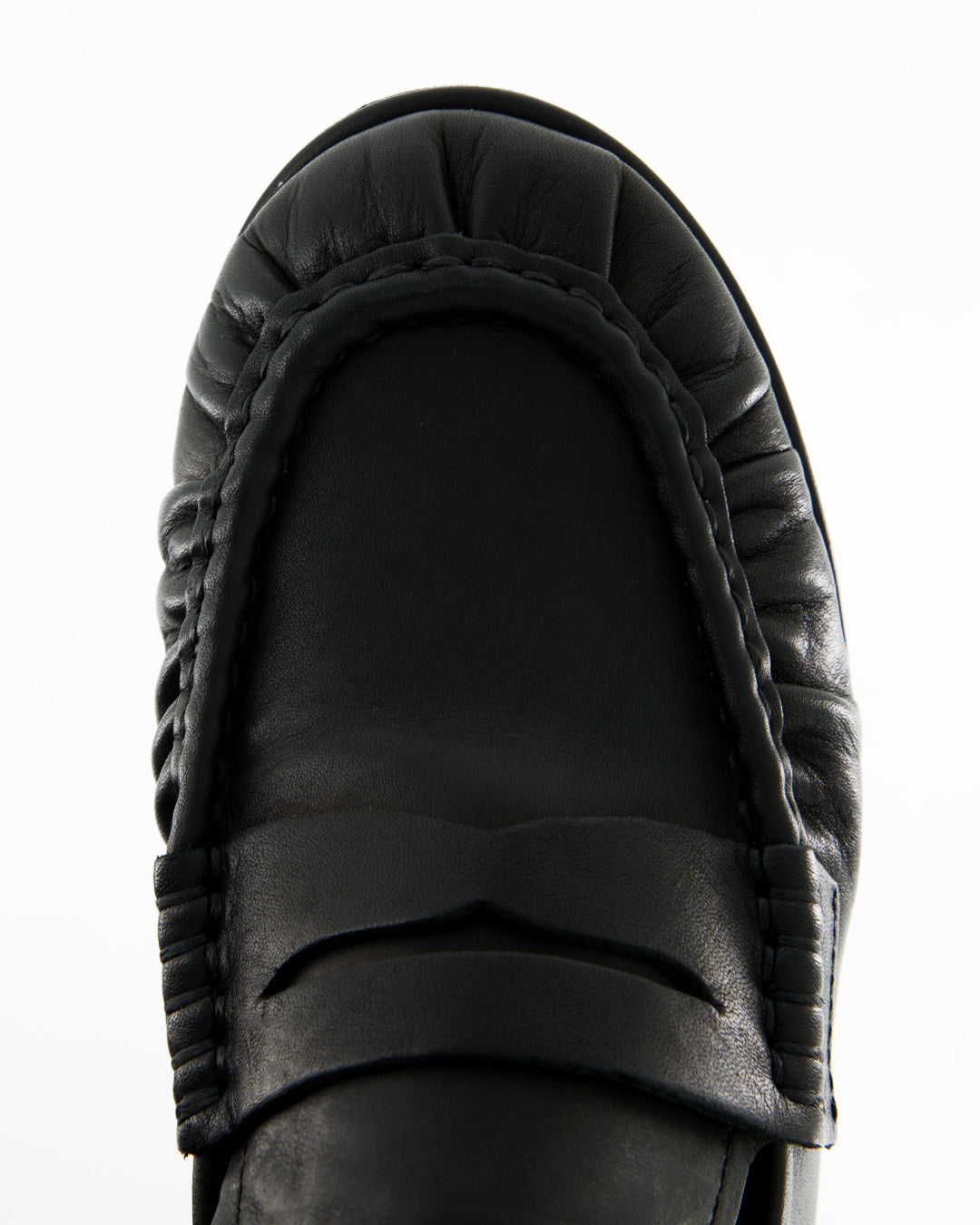 Mocasines de piel negro - Kassai