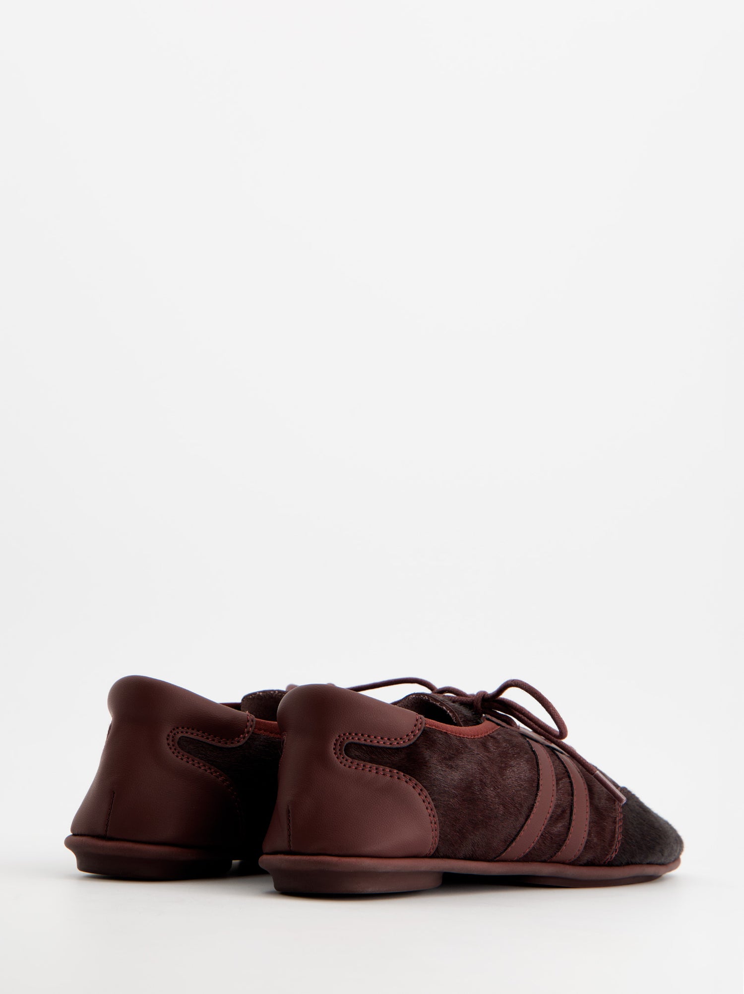 Zapatillas de pelo burdeos - ULK Lia