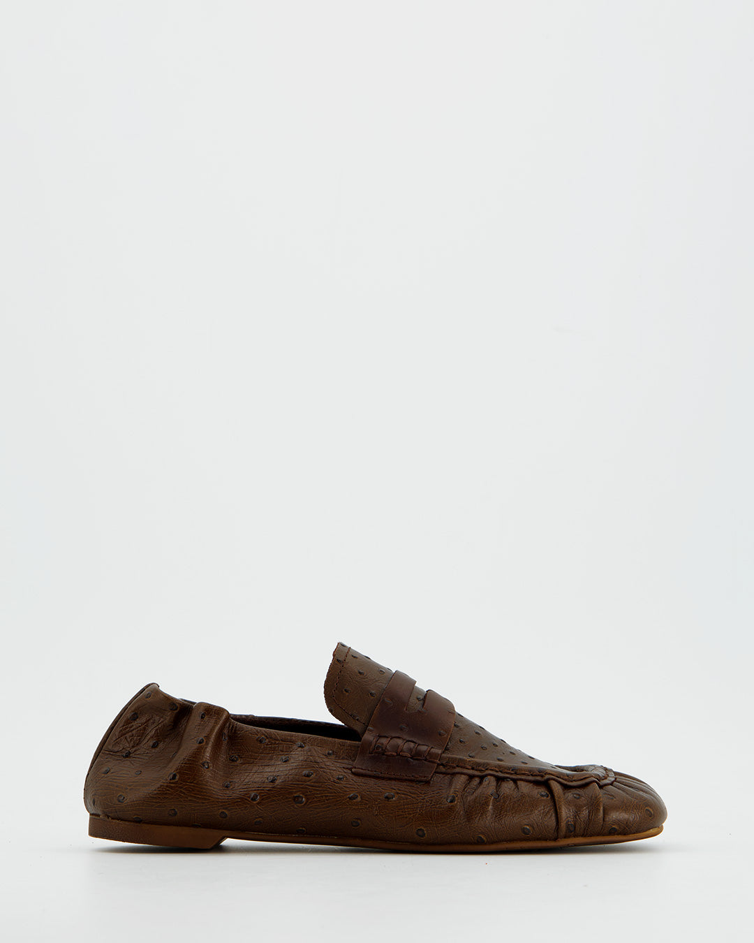 Mocasines de piel avestruz -  Momo
