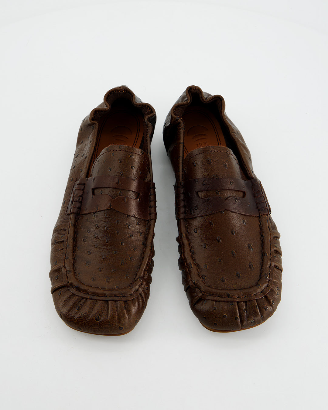 Mocasines de piel avestruz -  Momo