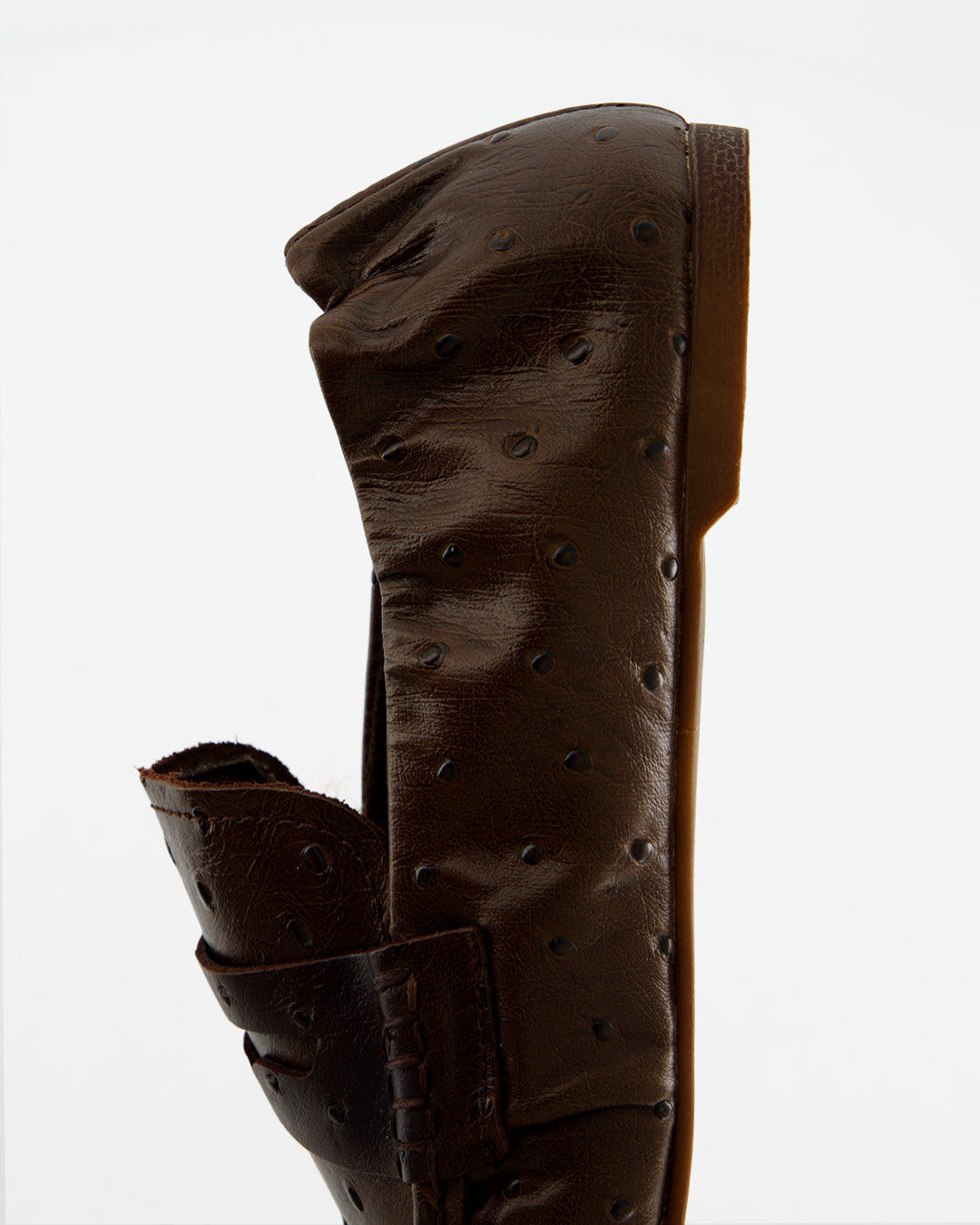 Mocasines de piel avestruz -  Momo
