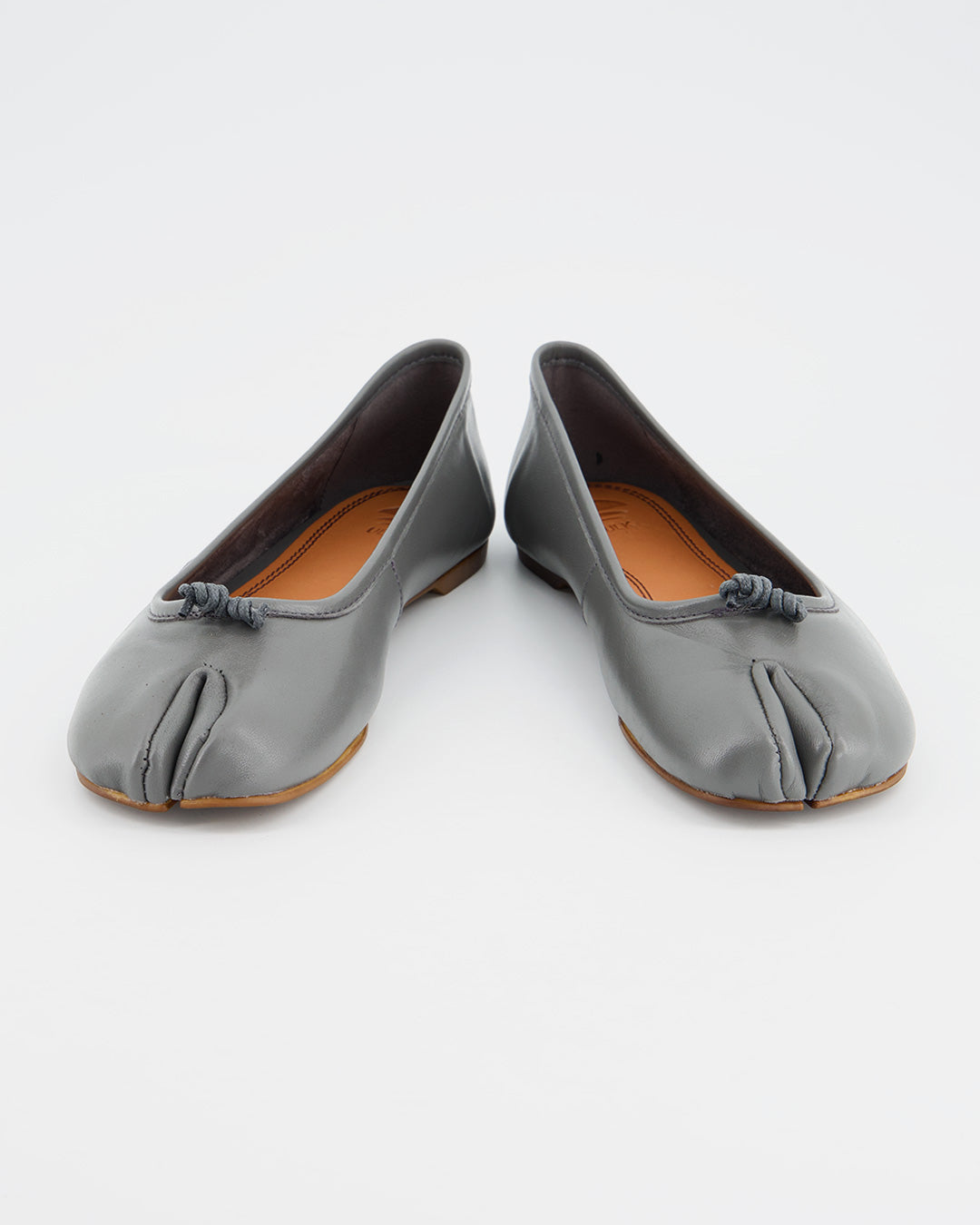 Bailarina Tabi de Piel Gris - Karva
