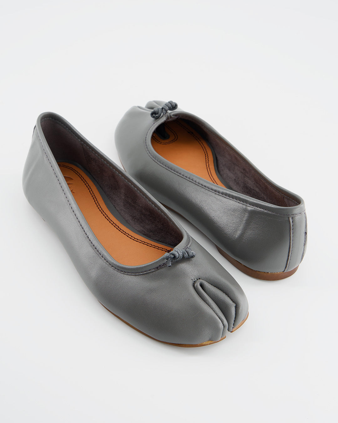 Bailarina Tabi de Piel Gris - Karva