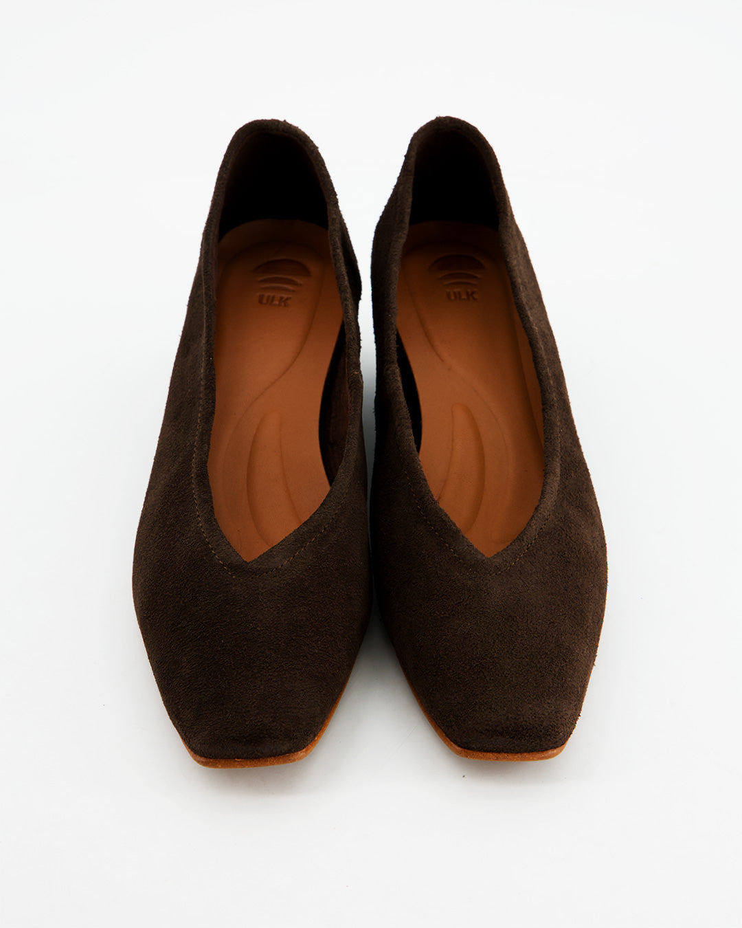 Zapatos de cuña serraje marrón - Muriel
