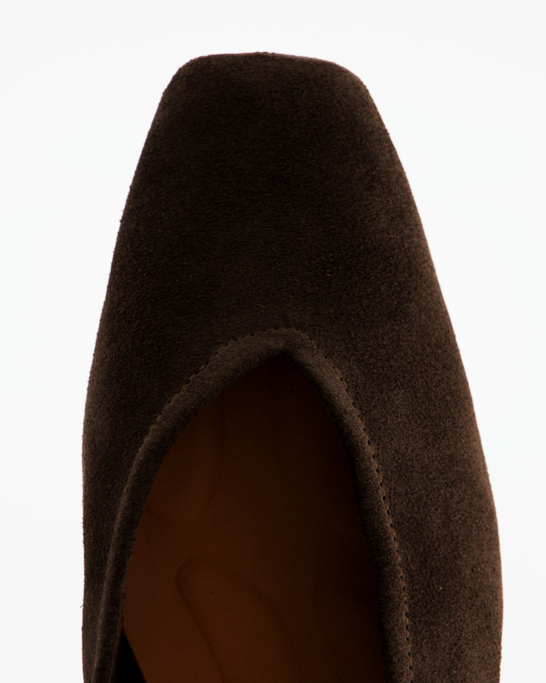 Zapatos de cuña serraje marrón - Muriel