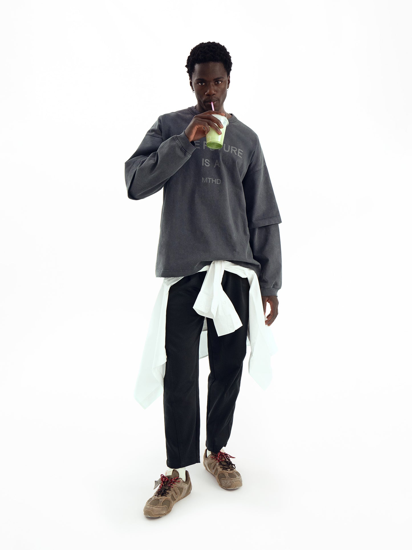 Double-print sweatshirt - Barcelona