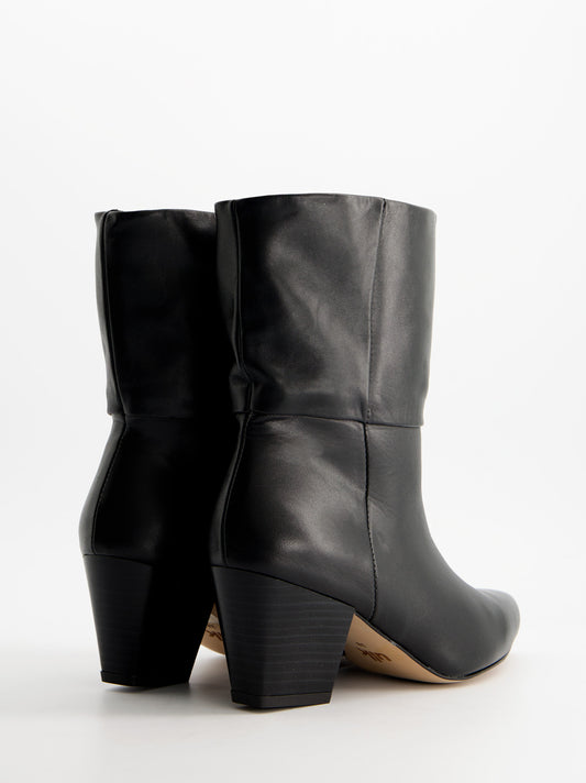 Botines de piel con tacón - Oslo