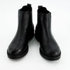 Botines planos de piel negro - Seam