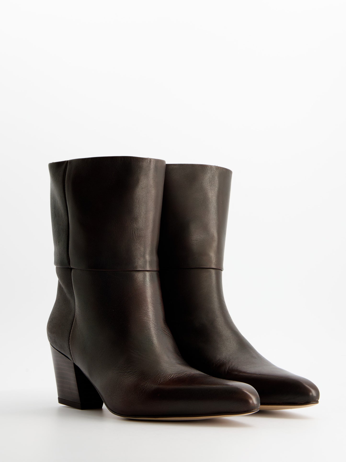 Botines de piel con tacón - Oslo