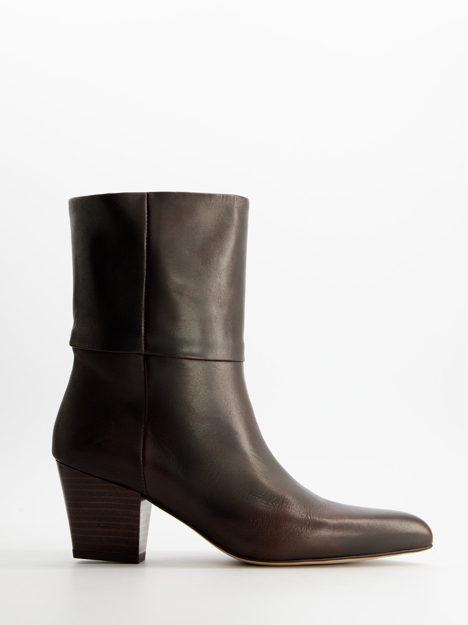 Botines de piel con tacón - Oslo