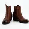 Botines marrones de cuero - Yamp