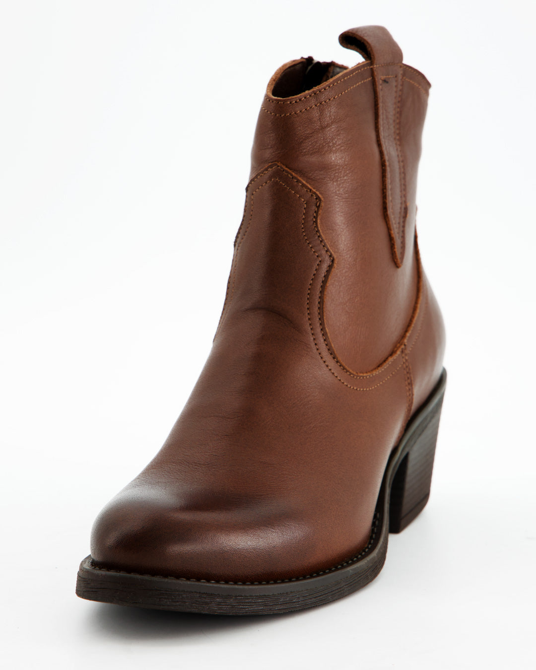 Botines marrones de cuero - Yamp