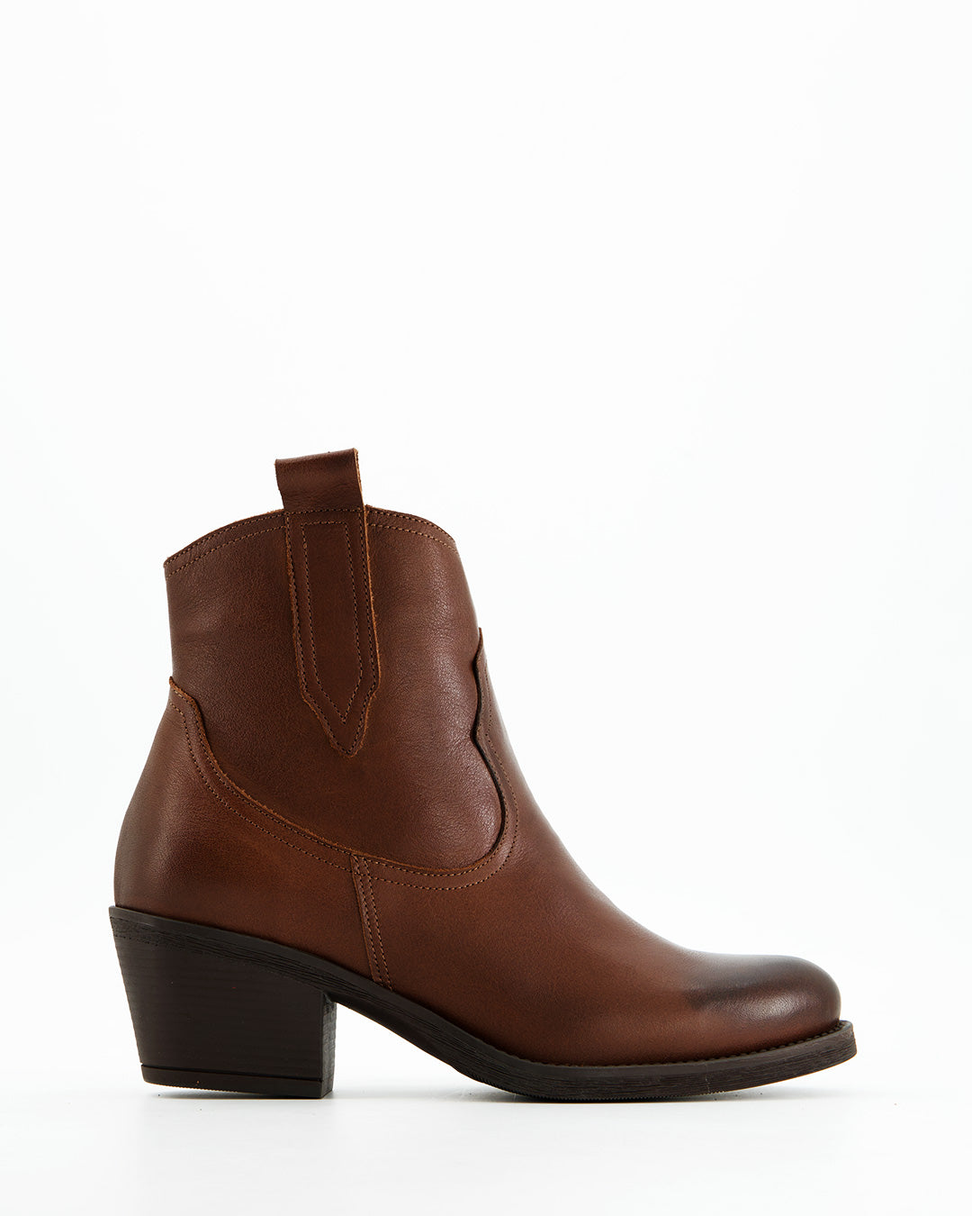 Botines marrones de cuero - Yamp