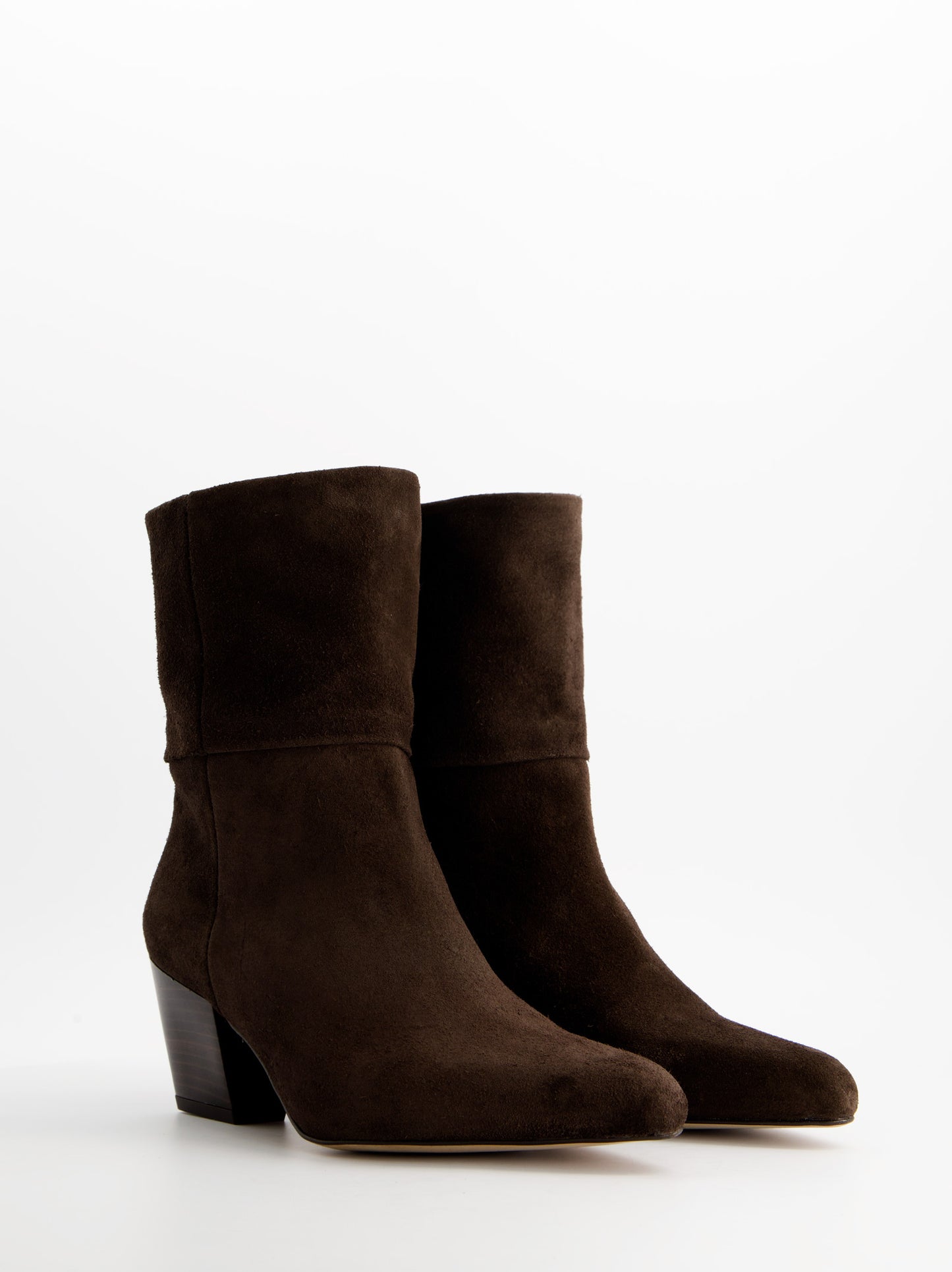 Botines de ante con tacón Oslo